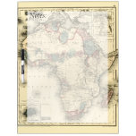 Viintage 1874 Map of Africa  Antique African Print
