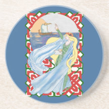 Viking Adieu Drink Coaster