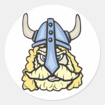 Viking!  Customizable! Stickers
