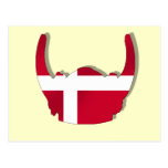 Viking - Denmark Viking Helmet Danish flag gift Postcards