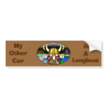 Viking Kilroy Bumper Sticker
