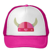 Viking Love Helmet Trucker Hats