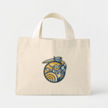 Viking Norse Warrior With Sword And Shield Bags