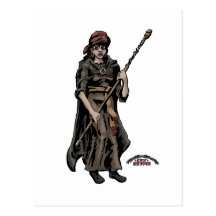 Viking priestess post card