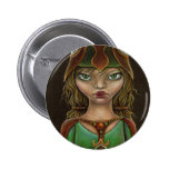 Viking princess button