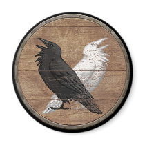 Viking Shield Magnet - Odin's Ravens
