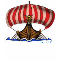 Viking ship cool t-shirt design