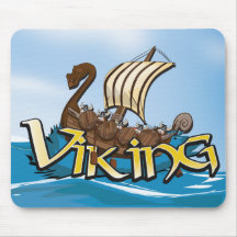 Viking Ship Mouse Pads