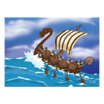Viking Ship Personalized Invitation
