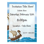 Viking Ship Personalized Invite