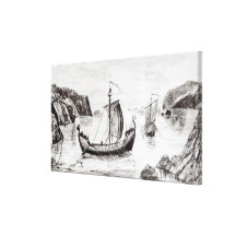Viking Ships Gallery Wrap Canvas
