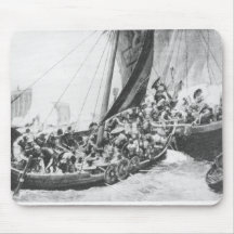 Viking Ships Mouse Pads