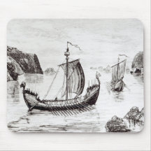Viking Ships Mousepads