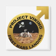 Viking: The First Landing on Mars! Fridge Magnets