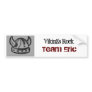 Vikings rock, Team Eric Bumper Sticker