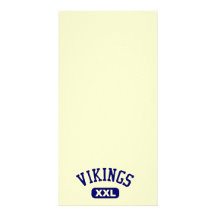 Vikings XXL Blue Customized Photo Card