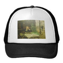 Viktor Oliva. Absinthe Drinker Trucker Hats