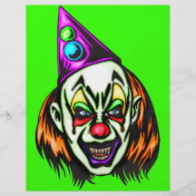 Vile Evil Clown Flyers