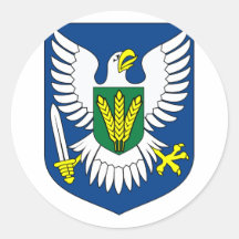 Viljandimaa, Estonia Round Stickers