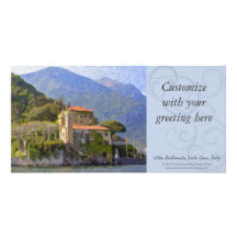 Villa Balbianello, Lake Como Photocard Personalized Photo Card