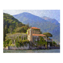 Villa Balbianello, Lake Como Postcard