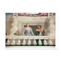Villa Barbaro. Lady and Nurse on the Balcony posters