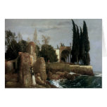 Villa By The Sea by Arnold Bocklin Card
