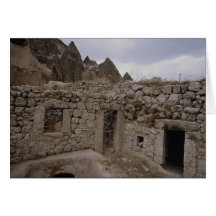 Village, Cappadocia, Anatolia, Turkey Card