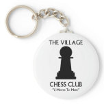 Village Chess Club Key Chain