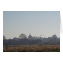 Village Greeting Card