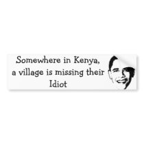 Village Idiot Bumper Stickers