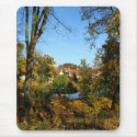 village in autumn mousepads