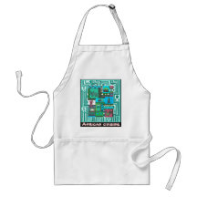 Village life - Aftrican Art Aprons