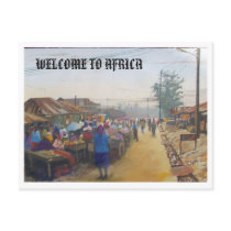 village people, WELCOME TO AFRICA Post Cards