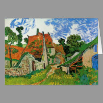 Village Street in Auvers cards