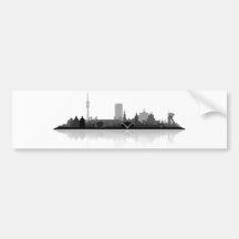 Ville de Dortmund Skyline autocollant de voiture Adhésifs Pour Voiture