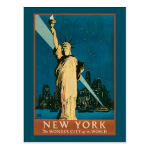 Ville de merveille de New York du monde Cartes Postales