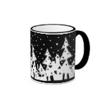 Ville de Noël Mug À Café