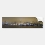 Ville de nuit d'horizon de Long Beach Autocollants Pour Voiture
