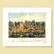 Ville de Sacramento, 1849. Poster posters