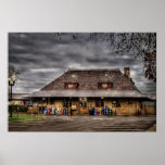 Ville - la station de train poster