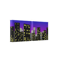Ville impressions sur toile