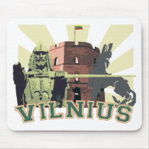 VILNIUS (capitol of Lithuania) Mouse Mats