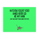 Viloent video game
