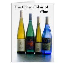 vin, les couleurs unies du vin carte