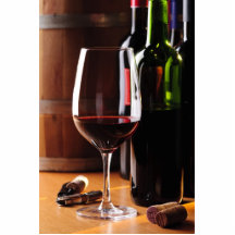 Vin rouge photo en découpe