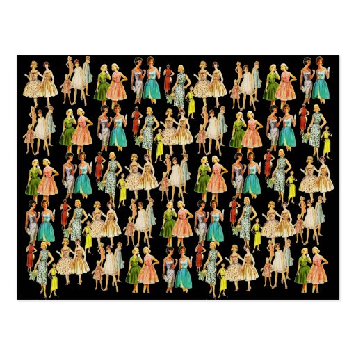 Vinatge Women's Fashion Post Cards