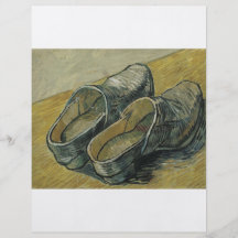 Vincent van Gogh - A pair of leather clogs Flyers