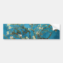 Vincent van Gogh, Blossoming Almond Tree Bumper Sticker