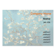Vincent van Gogh, Blossoming Almond Tree Business Card Template